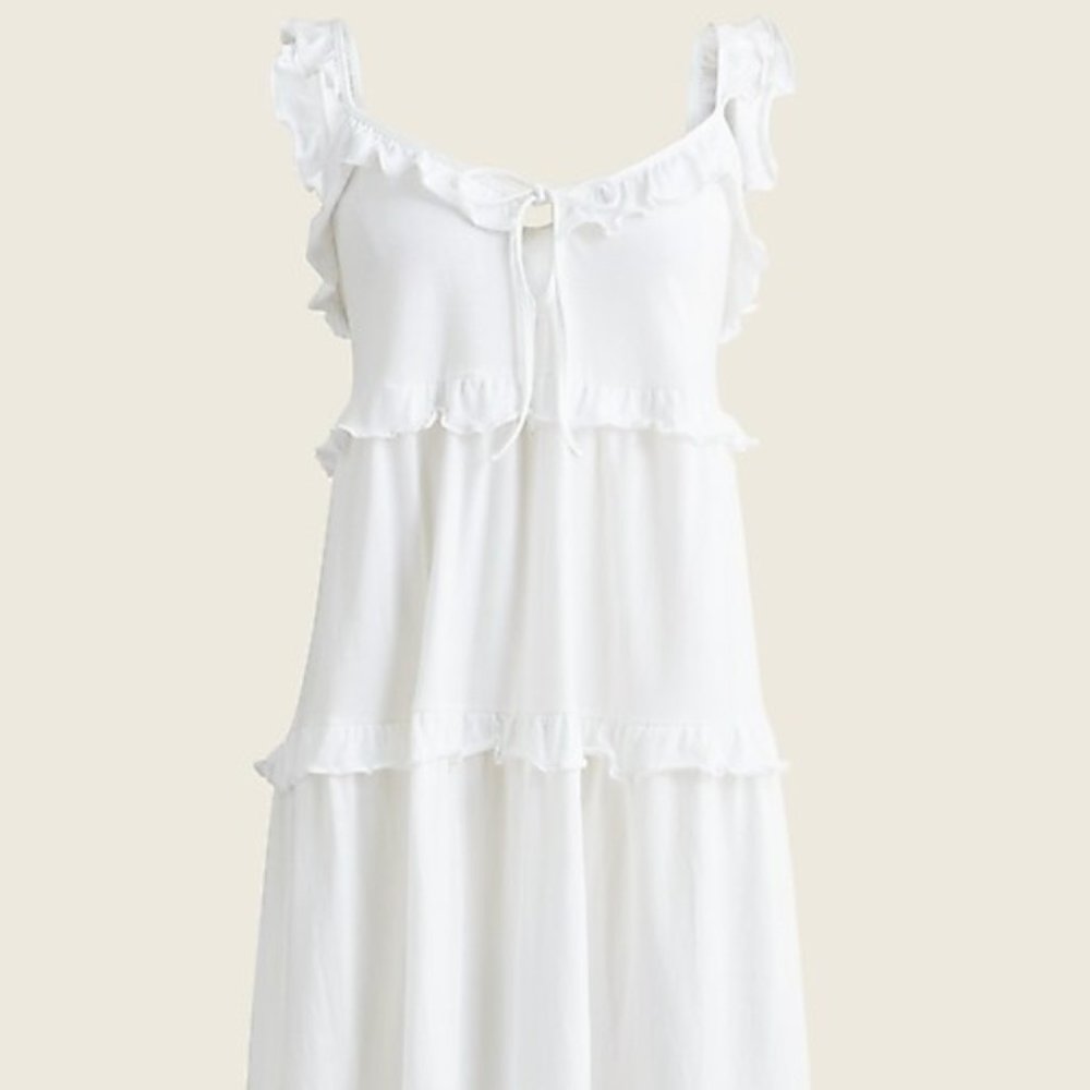NWOT J Crew Tiered knit keyhole maxi dress Size XS